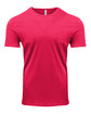 Threadfast Unisex Pigment-Dye Short-Sleeve T-Shirt RED OFFront