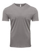 Threadfast Unisex Pigment-Dye Short-Sleeve T-Shirt GREY OFFront