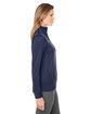 Under Armour Ladies' Command Quarter-Zip MD NVY/ WH  _410 ModelSide