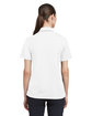 Under Armour Ladies' Tech Polo WHT/ MD GRY _100 ModelBack
