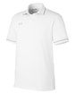 Under Armour Men's Tipped Teams Performance Polo WHT/ MD GRY _100 OFQrt