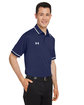 Under Armour Men's Tipped Teams Performance Polo MID NVY/ WHT_410 ModelQrt