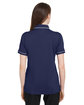 Under Armour Ladies' Tipped Teams Performance Polo MID NVY/ WHT_410 ModelBack