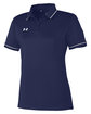 Under Armour Ladies' Tipped Teams Performance Polo MID NVY/ WHT_410 OFQrt