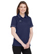 Under Armour Ladies' Tipped Teams Performance Polo MID NVY/ WHT_410 ModelQrt