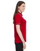 Under Armour Ladies' Tipped Teams Performance Polo RED/ WHITE _600 ModelSide