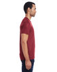 Threadfast Men's Liquid Jersey Short-Sleeve T-Shirt LIQUID CARDINAL ModelSide