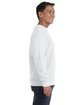 Comfort Colors Adult Crewneck Sweatshirt WHITE ModelSide