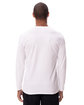Threadfast Unisex Ultimate Long-Sleeve T-Shirt WHITE ModelBack