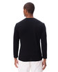Threadfast Unisex Ultimate Long-Sleeve T-Shirt BLACK ModelBack