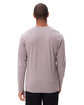 Threadfast Unisex Ultimate Long-Sleeve T-Shirt SMOKE ModelBack