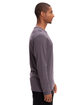 Threadfast Unisex Ultimate Long-Sleeve T-Shirt COAL ModelSide