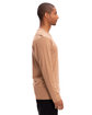 Threadfast Unisex Ultimate Long-Sleeve T-Shirt NUTMEG ModelSide