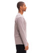 Threadfast Unisex Ultimate Long-Sleeve T-Shirt SMOKE ModelSide