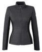 Spyder Ladies' Constant Full-Zip Sweater Fleece Jacket POLAR/ BLK/ WHT FlatFront