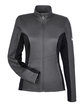 Spyder Ladies' Constant Full-Zip Sweater Fleece Jacket POLAR/ BLK/ WHT OFFront