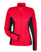 Spyder Ladies' Constant Full-Zip Sweater Fleece Jacket RED/ BLACK/ WHT OFFront