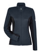 Spyder Ladies' Constant Full-Zip Sweater Fleece Jacket FRNTIER/ BLK/ WH OFFront