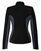 Spyder Ladies' Constant Full-Zip Sweater Fleece Jacket BLACK/ PLR/ RED OFBack