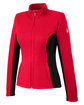 Spyder Ladies' Constant Full-Zip Sweater Fleece Jacket RED/ BLACK/ WHT OFQrt