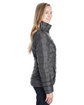 Spyder Ladies' Insulated Puffer Jacket POLAR/ ALLOY ModelSide