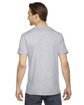 American Apparel Unisex Fine Jersey Short-Sleeve T-Shirt HEATHER GREY ModelBack