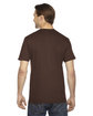 American Apparel Unisex Fine Jersey Short-Sleeve T-Shirt BROWN ModelBack