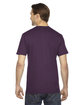 American Apparel Unisex Fine Jersey Short-Sleeve T-Shirt EGGPLANT ModelBack