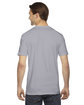 American Apparel Unisex Fine Jersey Short-Sleeve T-Shirt SLATE ModelBack