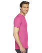 American Apparel Unisex Fine Jersey Short-Sleeve T-Shirt FUCHSIA ModelSide