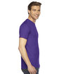 American Apparel Unisex Fine Jersey Short-Sleeve T-Shirt PURPLE ModelSide