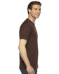 American Apparel Unisex Fine Jersey Short-Sleeve T-Shirt BROWN ModelSide