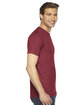 American Apparel Unisex Fine Jersey Short-Sleeve T-Shirt CRANBERRY ModelSide