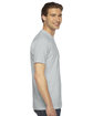 American Apparel Unisex Fine Jersey Short-Sleeve T-Shirt NEW SILVER ModelSide