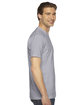 American Apparel Unisex Fine Jersey Short-Sleeve T-Shirt SLATE ModelSide
