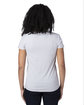 Threadfast Ladies' Ultimate V-Neck T-Shirt SILVER ModelBack