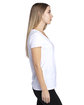 Threadfast Ladies' Ultimate V-Neck T-Shirt  ModelSide