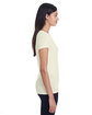 Threadfast Ladies' Triblend Short-Sleeve T-Shirt CREAM TRIBLEND ModelSide