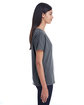 Threadfast Ladies' Triblend Fleck Short-Sleeve V-Neck T-Shirt CHARCOAL FLECK ModelSide