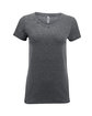 Threadfast Ladies' Vintage Dye Short-Sleeve V-Neck T-Shirt  OFFront