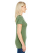 Threadfast Ladies' Vintage Dye Short-Sleeve V-Neck T-Shirt VINTAGE GRASS ModelSide