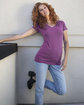Threadfast Ladies' Vintage Dye Short-Sleeve V-Neck T-Shirt  Lifestyle