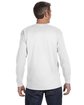 Jerzees Adult DRI-POWER ACTIVE Long-Sleeve T-Shirt WHITE ModelBack