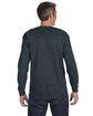 Jerzees Adult DRI-POWER ACTIVE Long-Sleeve T-Shirt BLACK HEATHER ModelBack