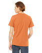 Bella + Canvas Unisex Jersey T-Shirt BURNT ORANGE ModelBack