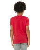 Bella + Canvas Youth Jersey T-Shirt RED ModelBack
