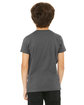 Bella + Canvas Youth Jersey T-Shirt ASPHALT ModelBack