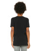 Bella + Canvas Youth Jersey T-Shirt BLACK ModelBack