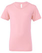 Bella + Canvas Youth Jersey T-Shirt PINK FlatFront