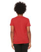 Bella + Canvas Youth CVC Jersey T-Shirt HEATHER RED ModelBack